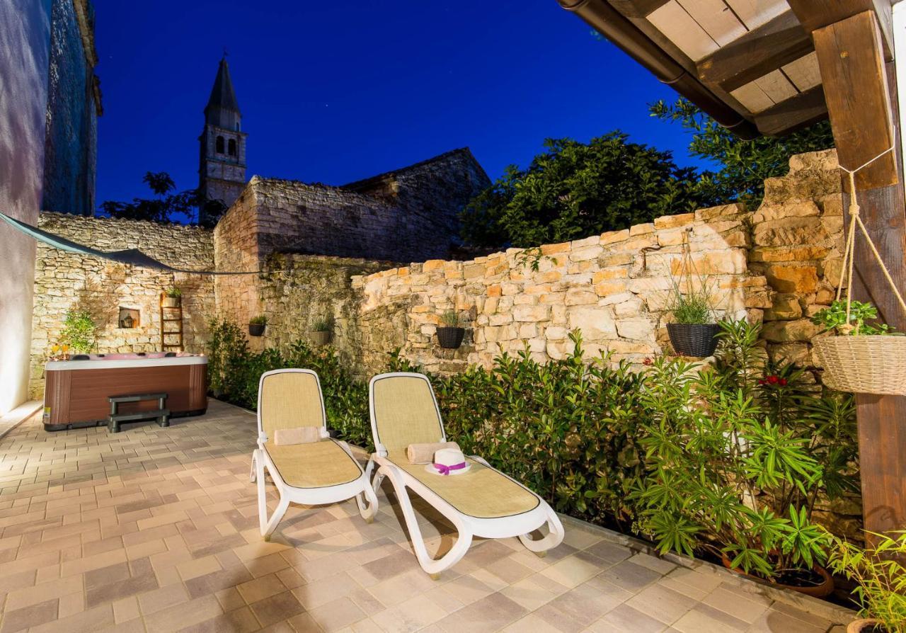 Casa Mario-Charming Stone House With Jacuzzi Villa Svetvinčenat Eksteriør billede
